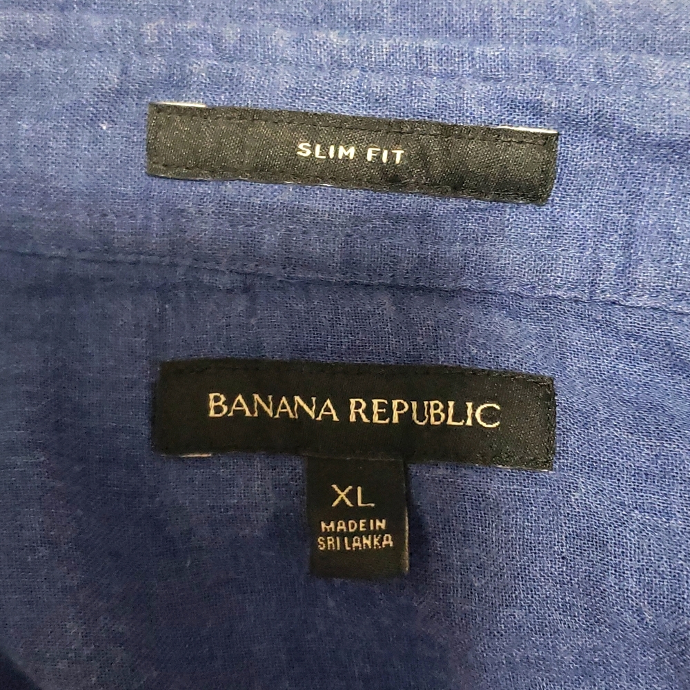 Mens long sleeve button banana republic